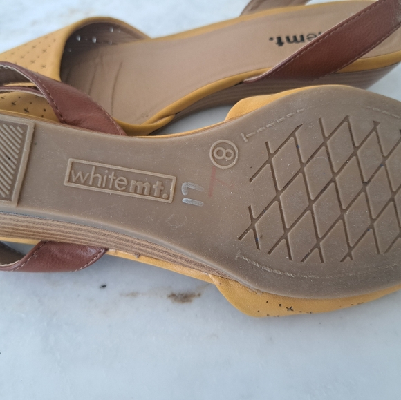 whitemt. Womens Flats Sz 8 Mustard - Picture 3 of 8